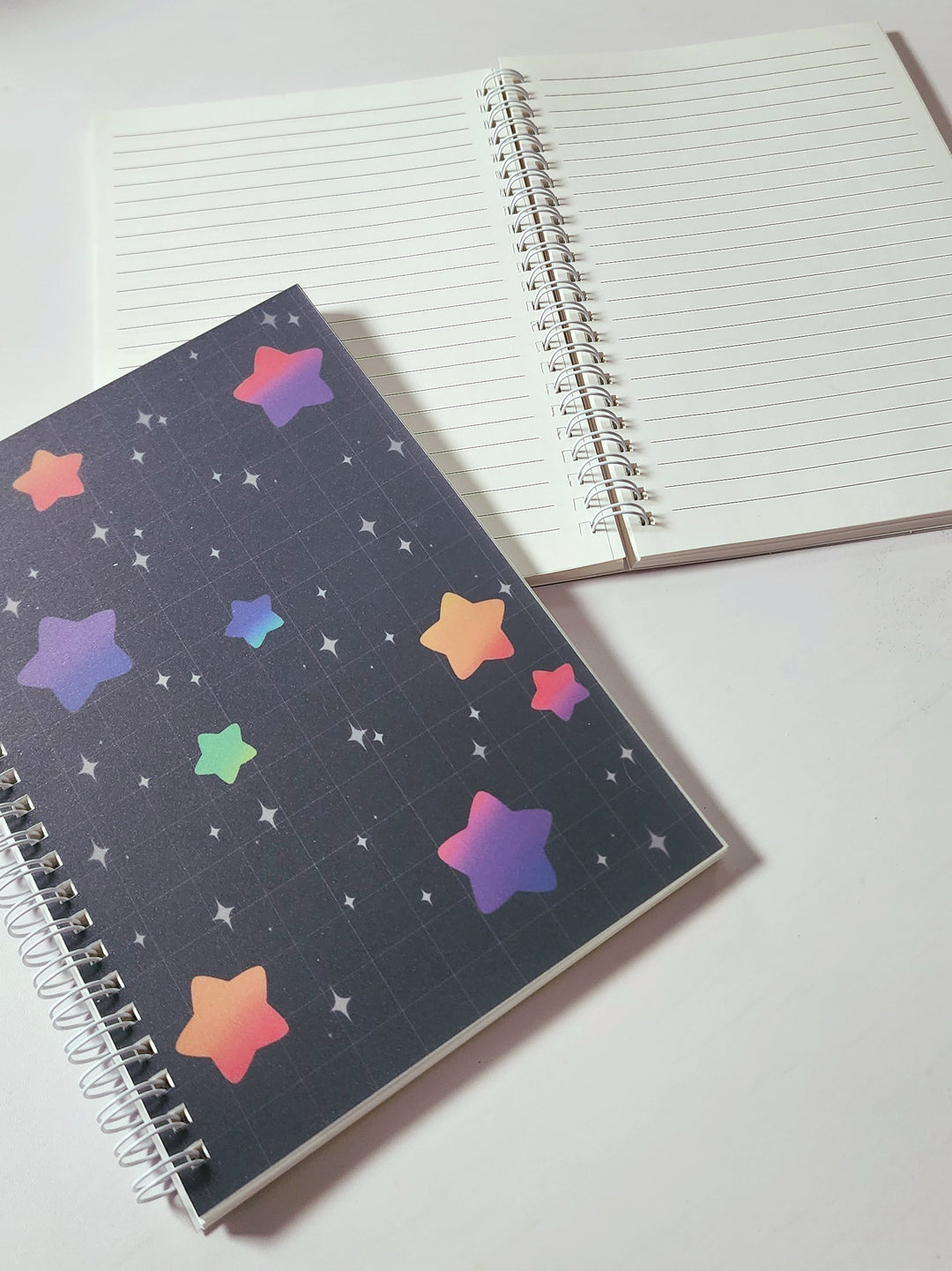 Rainbow Star Galaxy Notebook