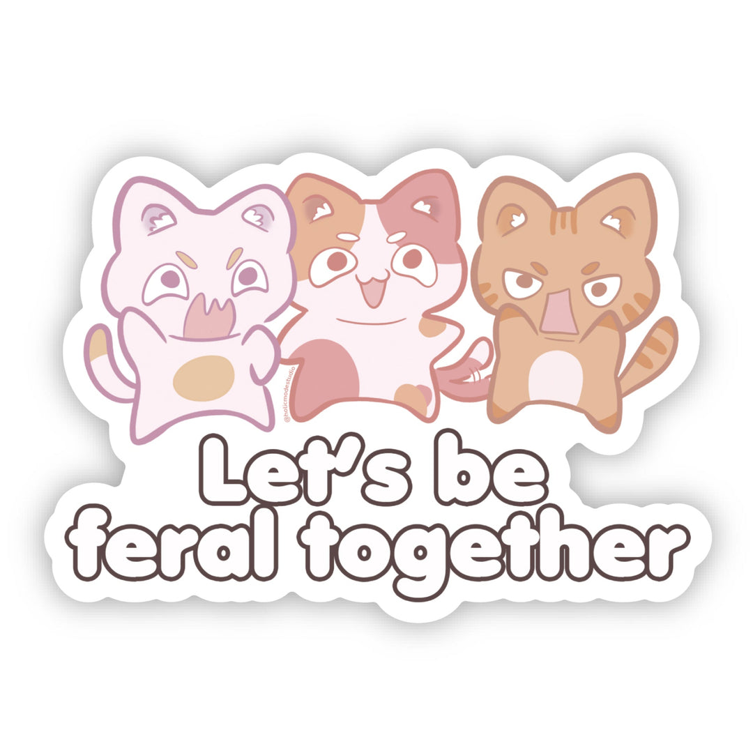 Feral Together Vinyl Sticker