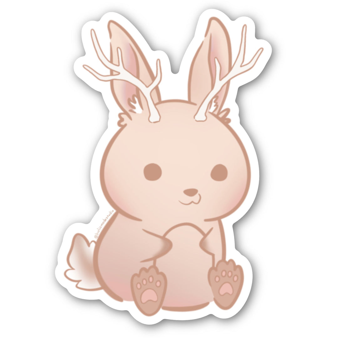 Jackalope Vinyl Sticker