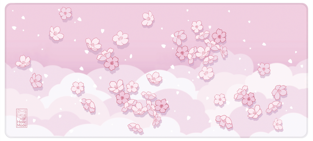 Sakura Clouds Desk Mat