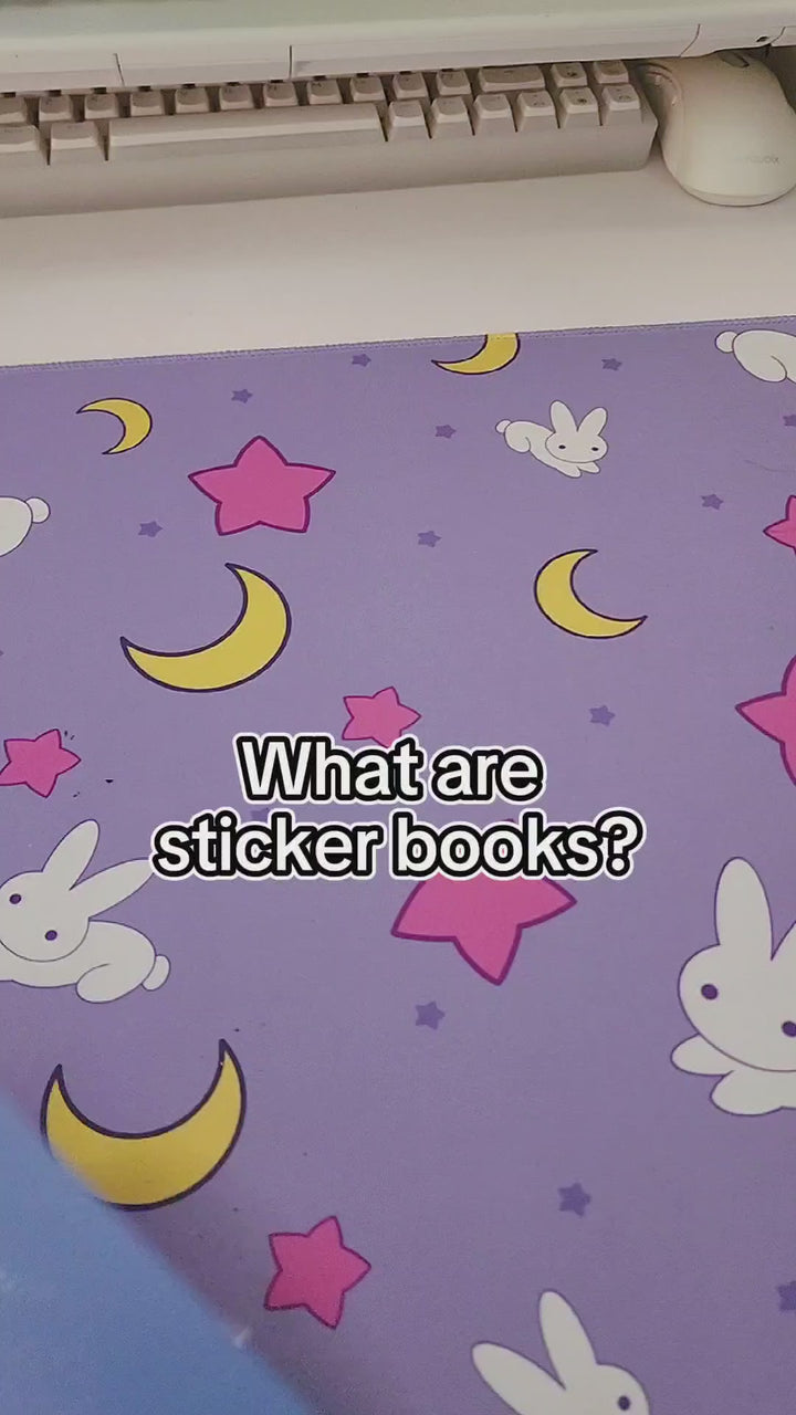 Rainbow Star Galaxy Reusable Sticker Book