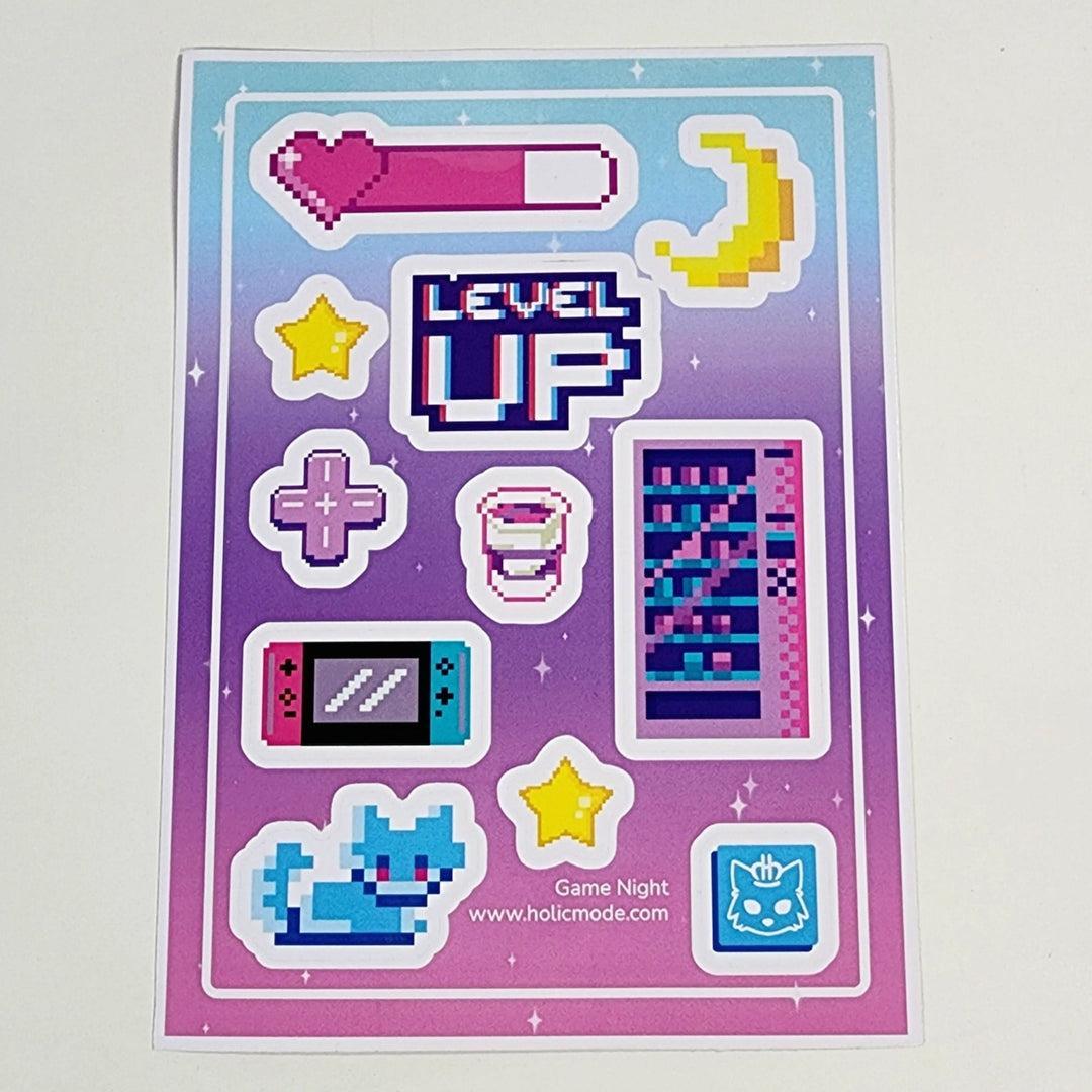 Game Night Sticker Sheet