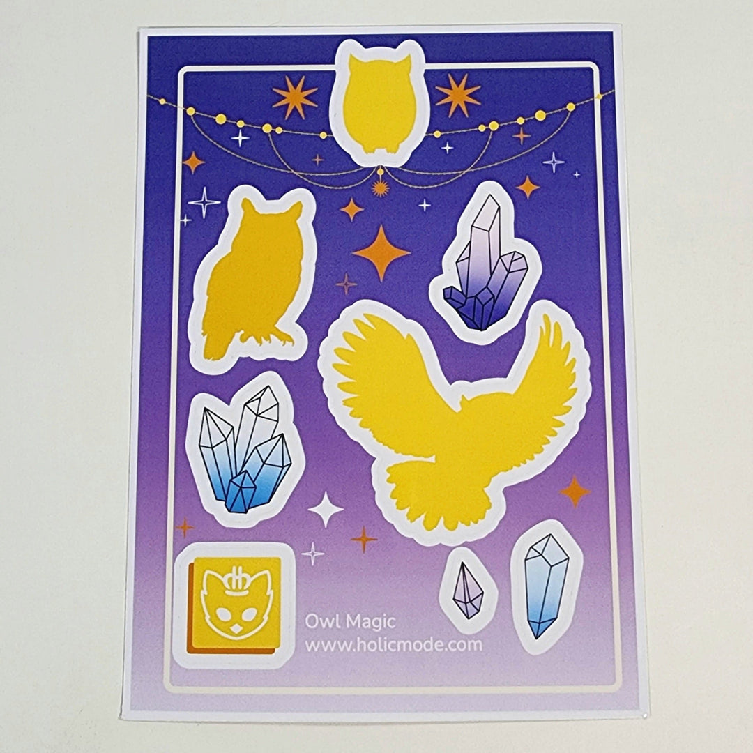Owl Magic Sticker Sheet