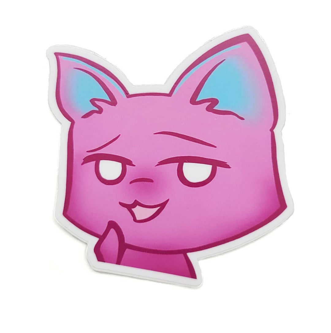 Jinx Smug Peeker Vinyl Sticker