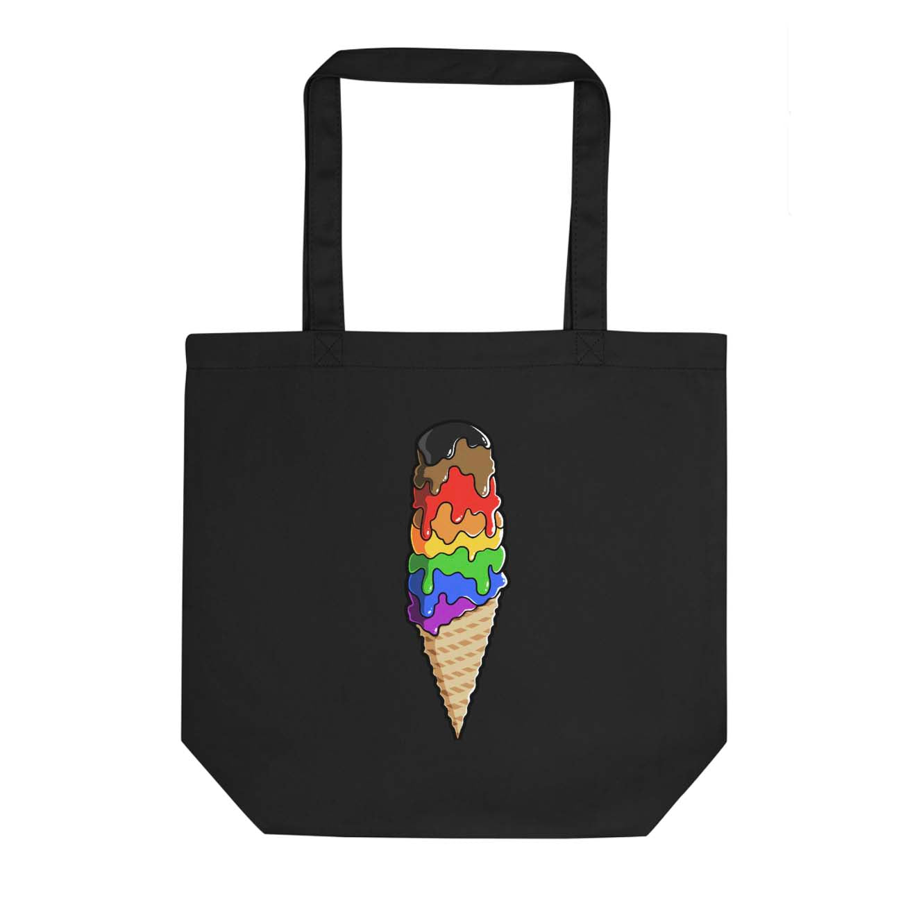 Rainbow Pride Ice Cream Tote Bag
