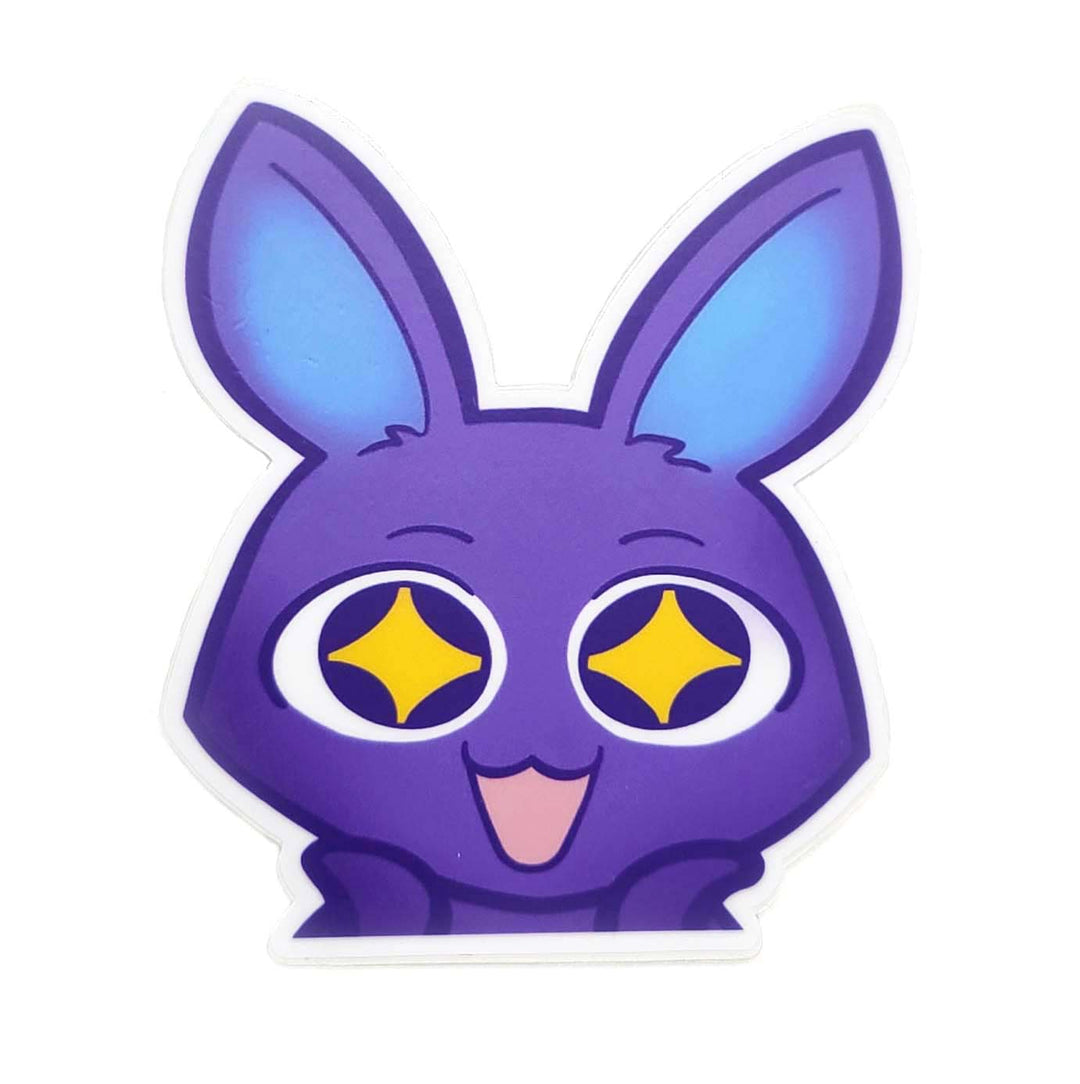 Zuzu Hype Peeker Vinyl Sticker