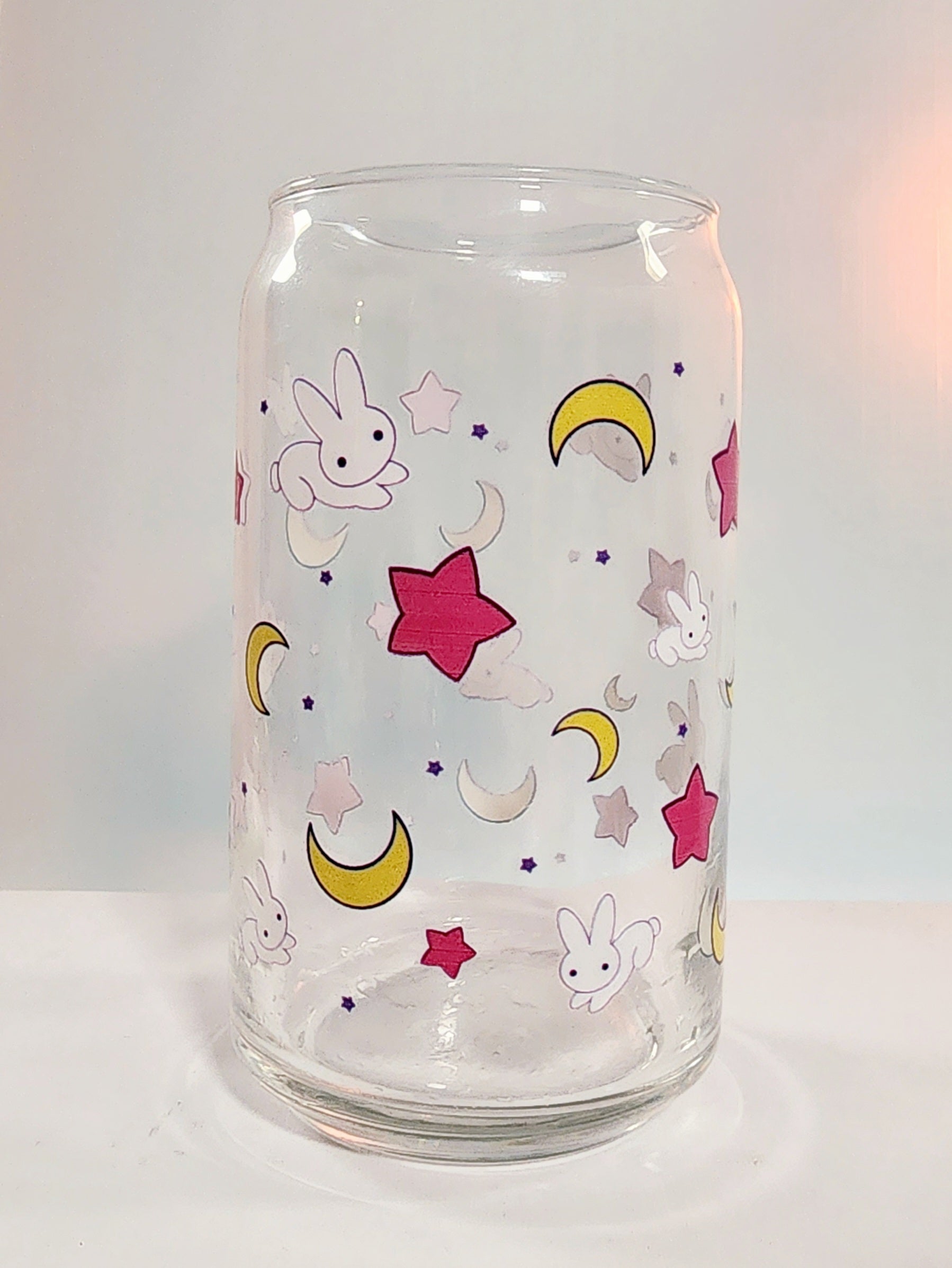 Bunny Moon Drinking Glass