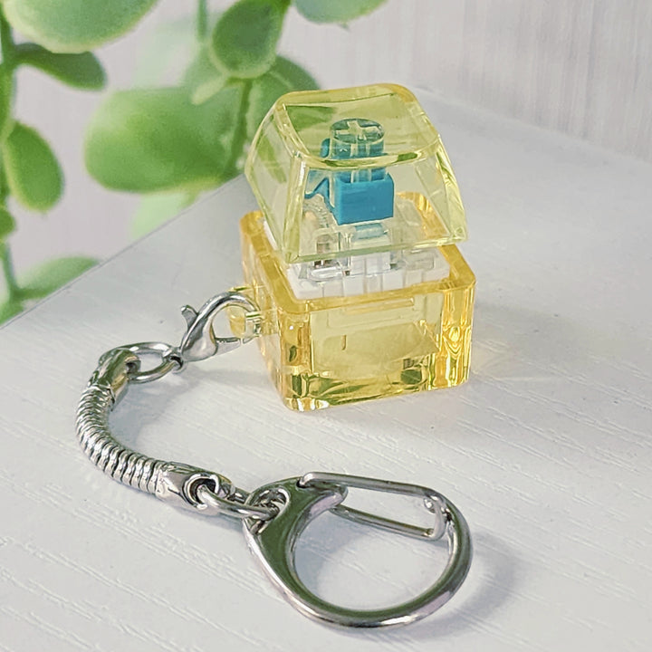 Yellow Clicky Keychain