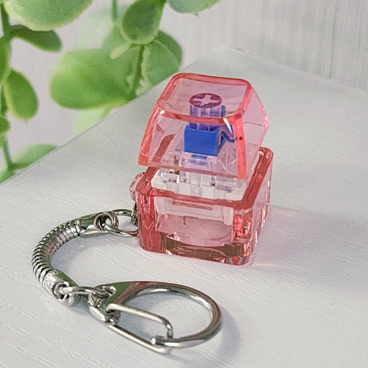 Pink Clicky Keychain