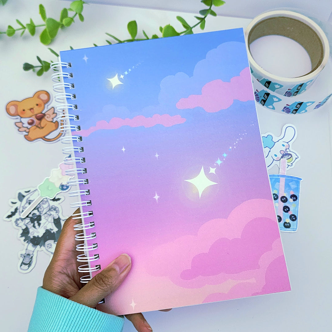 Starry Horizon Reusable Sticker Book