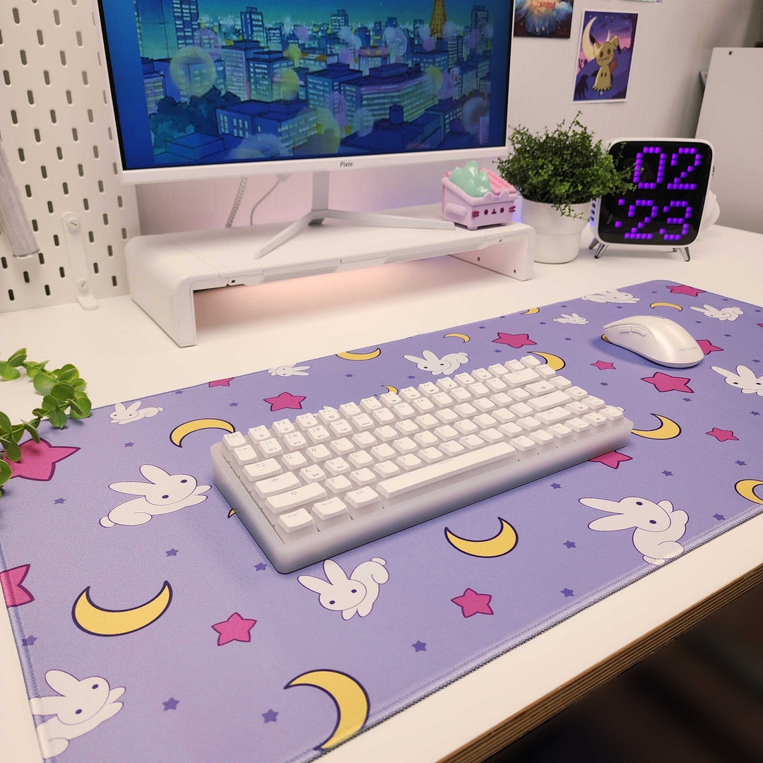 Bunny Moon Desk Mat