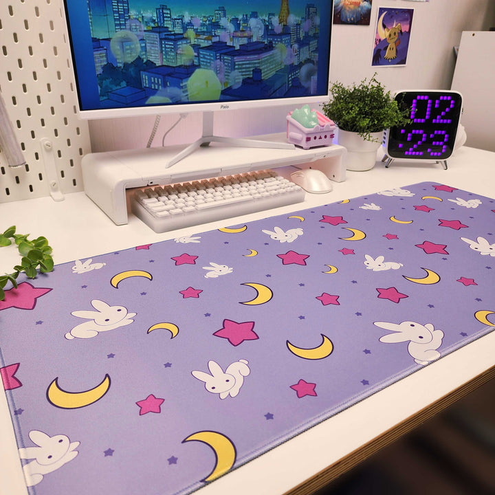 Bunny Moon Desk Mat