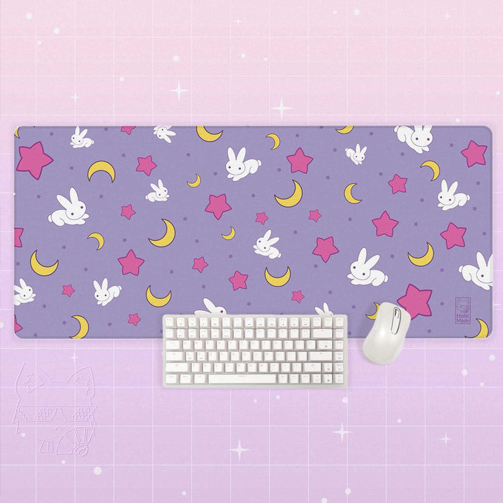 Bunny Moon Desk Mat
