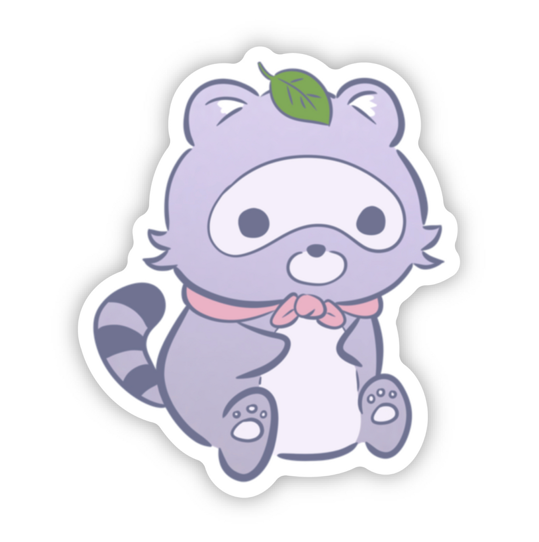 Tanuki Chibi Vinyl Sticker
