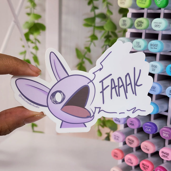 FAAAK Vinyl Sticker