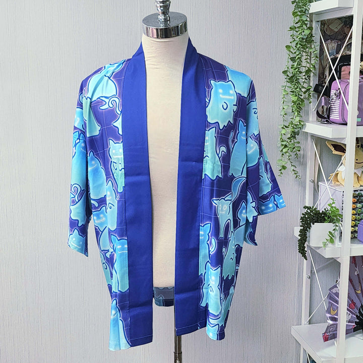 Ghost Cats Haori | Kimono Cardigan