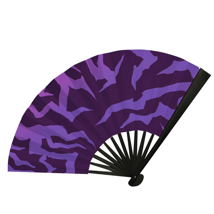 Demon Patterns Rave Folding Fan