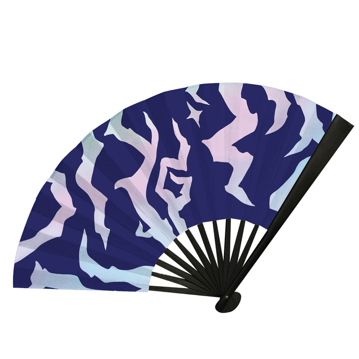 Demon Patterns Rave Folding Fan
