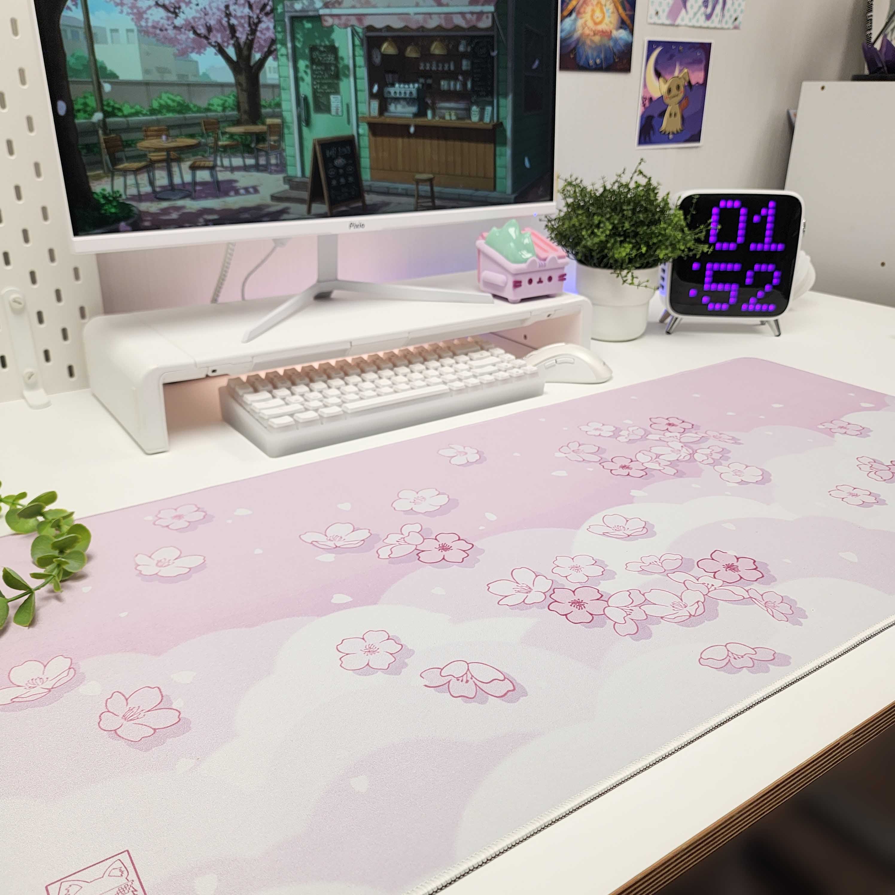 SAKURA様　机　座布団　Baby Gセット Starry Horizon Desk Mat- Shoot For The Stars With Our Dreamy Desk