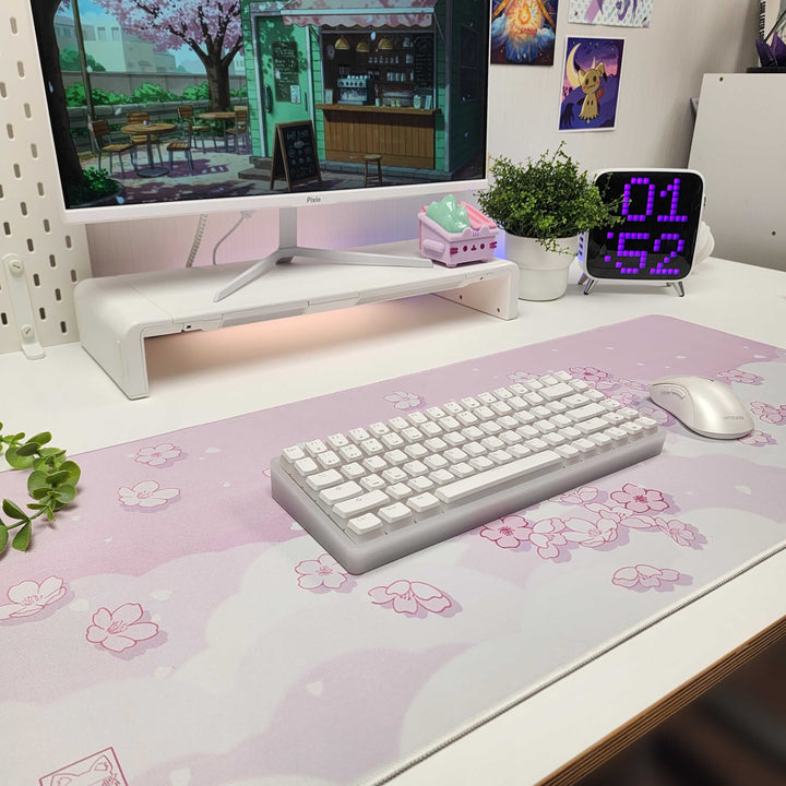 Sakura Clouds Desk Mat