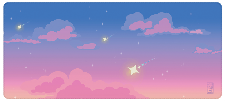 Starry Horizon Desk Mat