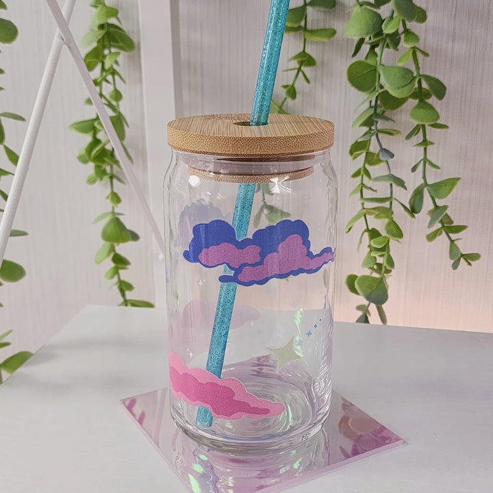 Starry Horizon Drinking Glass