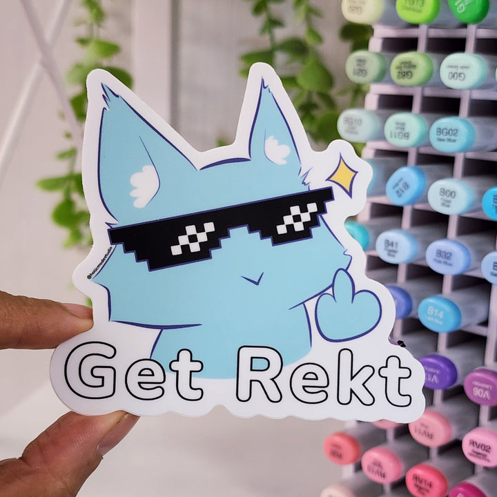 Get Rekt Vinyl Sticker