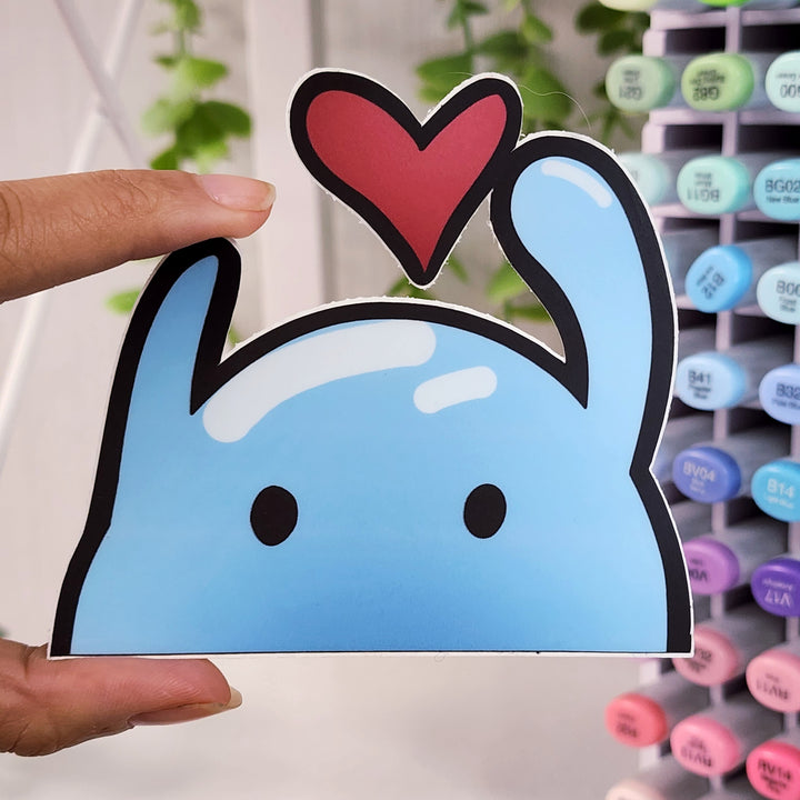 Slime Peeker Vinyl Sticker