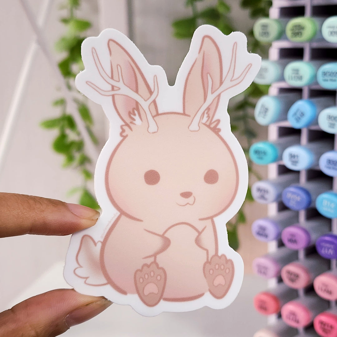 Jackalope Vinyl Sticker