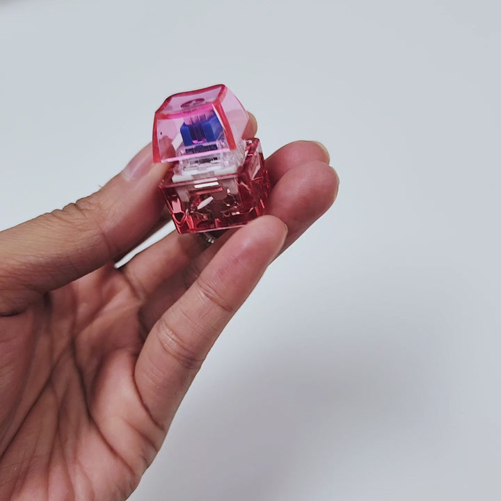 Pink Clicky Keychain