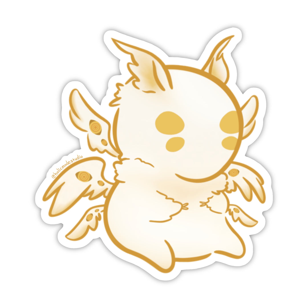 Biblically Accurate Moth Angel Vinyl Sticker