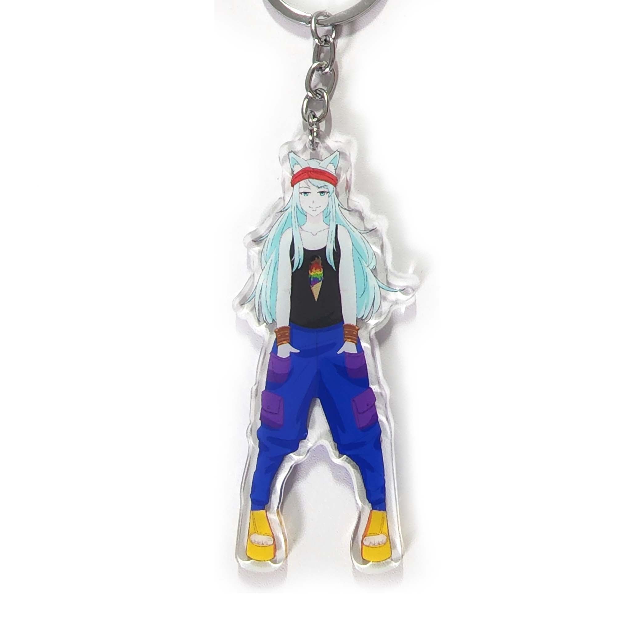 Rhys Pride Keychain